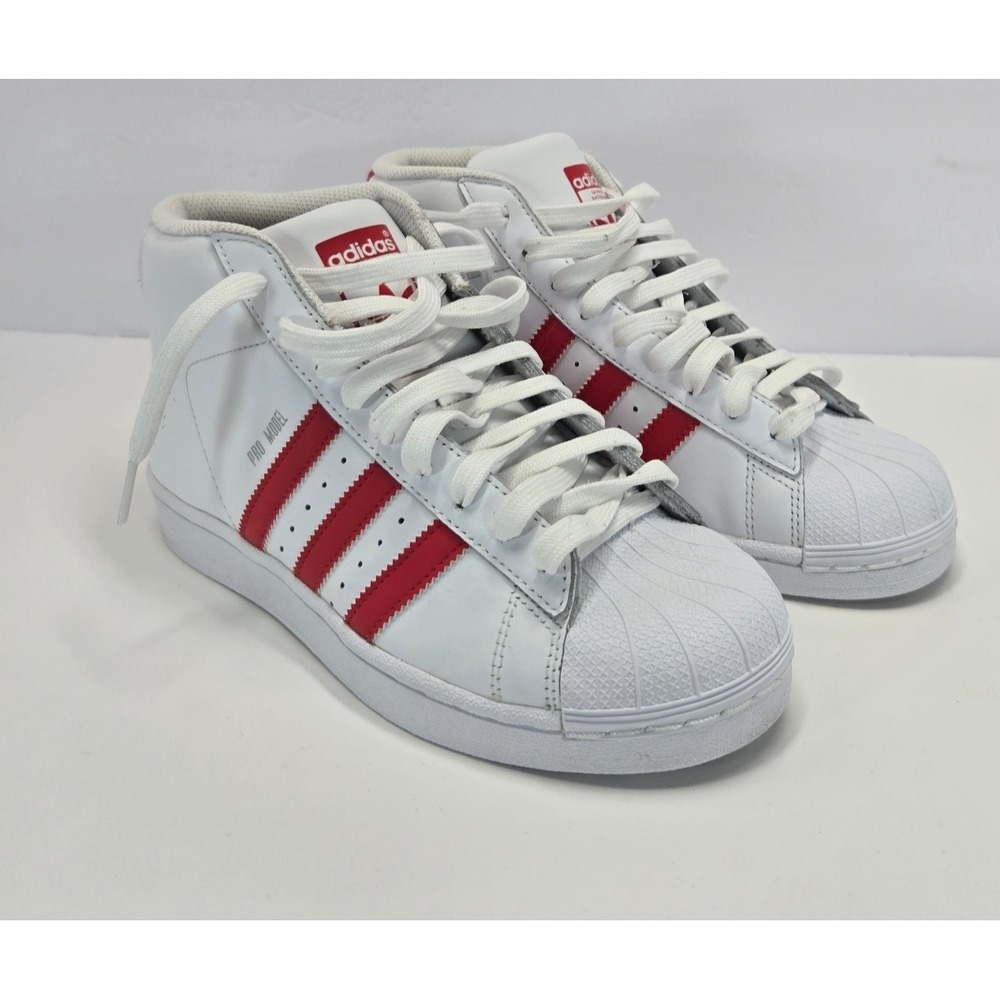 Size 6.5 - Adidas Pro Model White